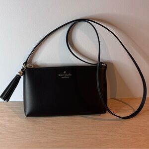 NWOT Kate Spade Black Crossbody with Tassel